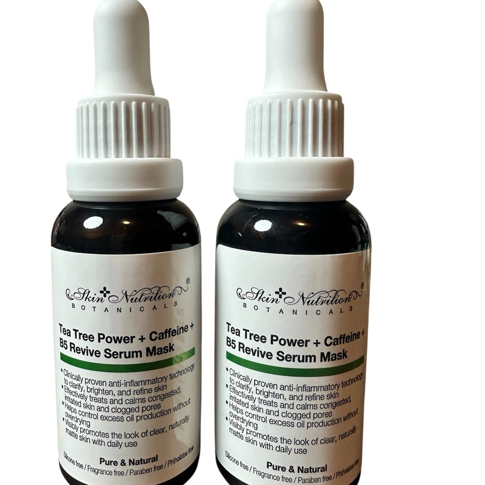 Skin Nutrition Tea Tree Power + Caffeine + B5 Revive Serum Mask